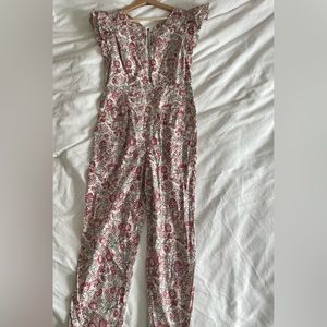 La Vie Rebecca Taylor Falaise Flutter Sleeve Jumpsuit